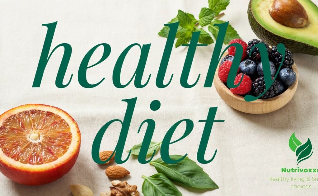 healthy diet plan with fruits and vegetables